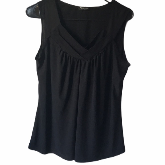 Tops - Perception  Concept Black Tank Top Size L